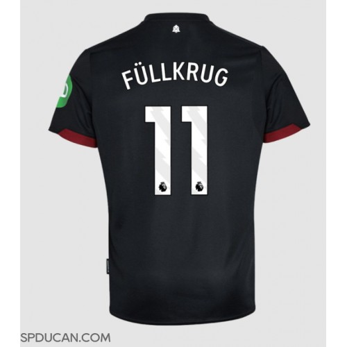 Muški Nogometni Dres West Ham United Niclas Fullkrug #11 Gostujuci 2024-25 Kratak Rukav